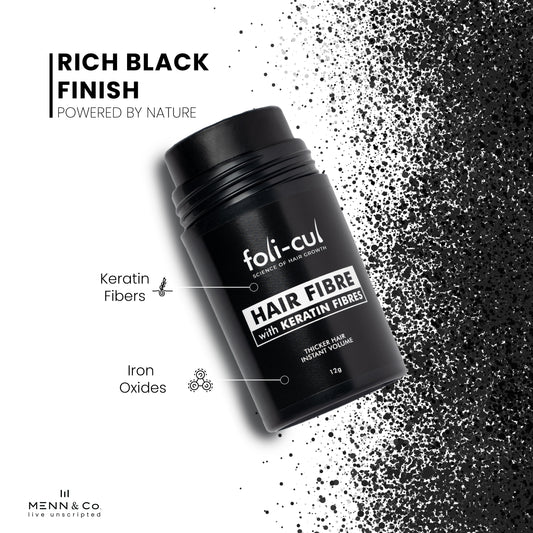 Foli-Cul Keratin Hair Fibre – Instant Volume & Natural Hair Concealer