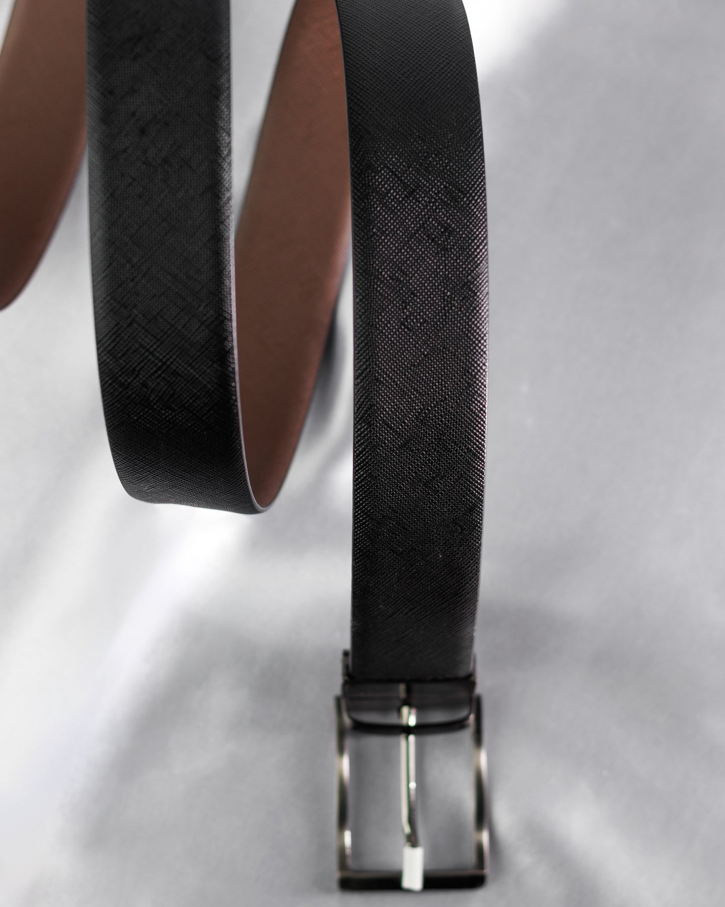 Genuine-Leather Formal Belt | Dotted