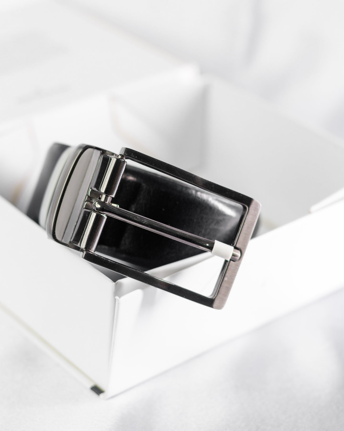 Genuine-Leather Formal Belt | Shiny