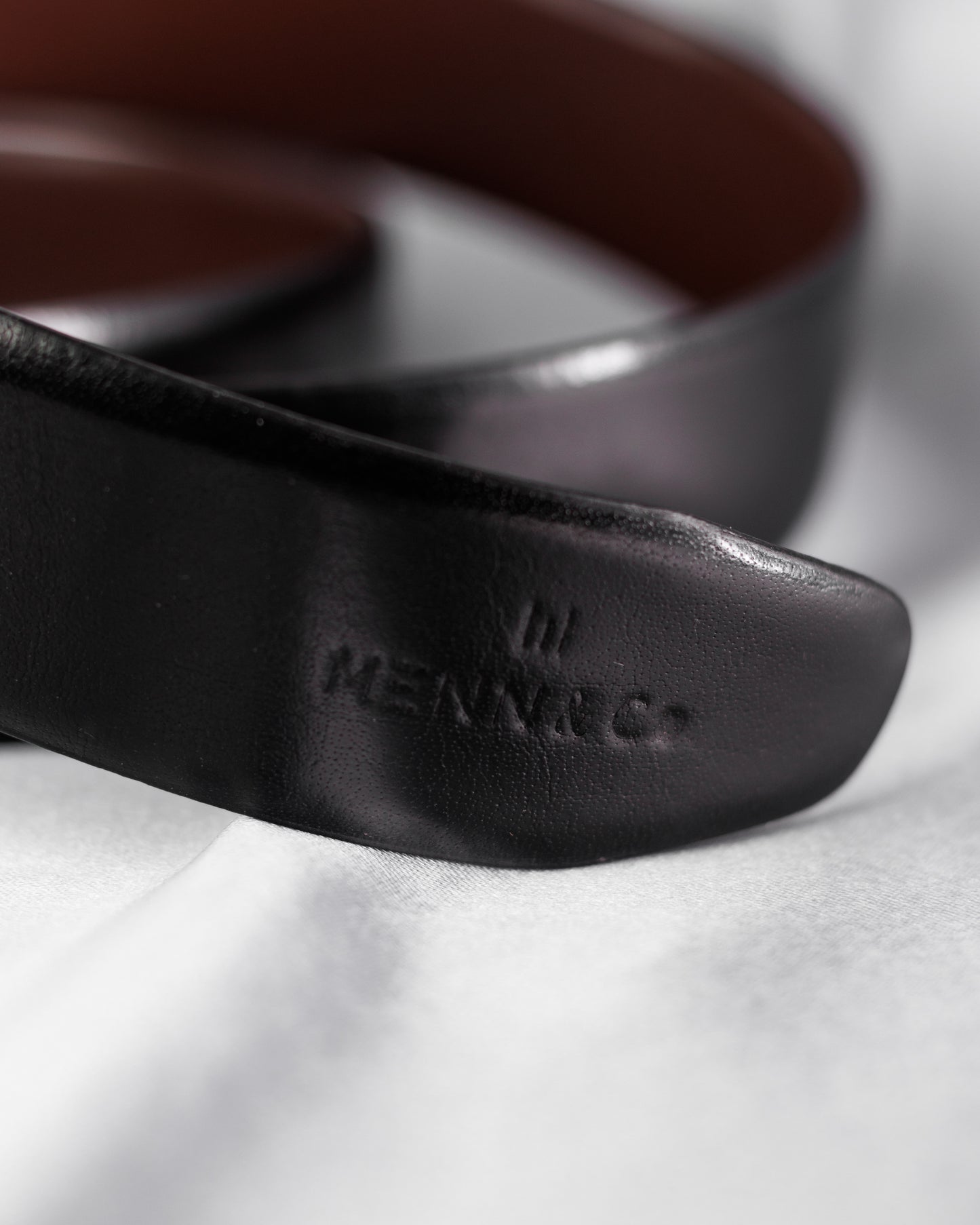 Genuine-Leather Formal Belt | Shiny