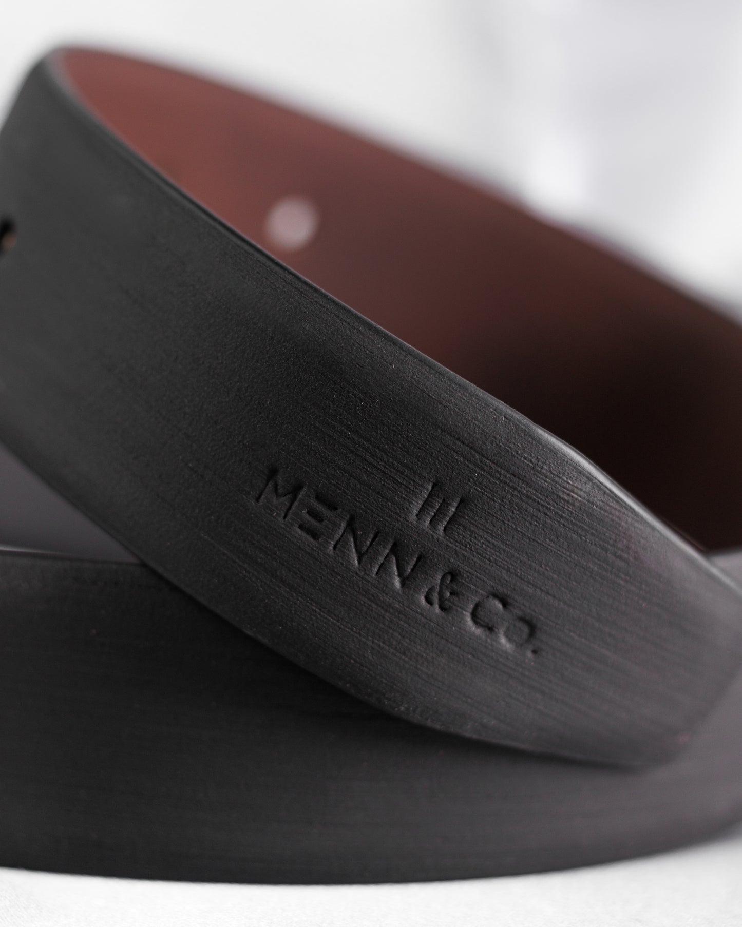 Genuine-Leather Formal Belt | Matte