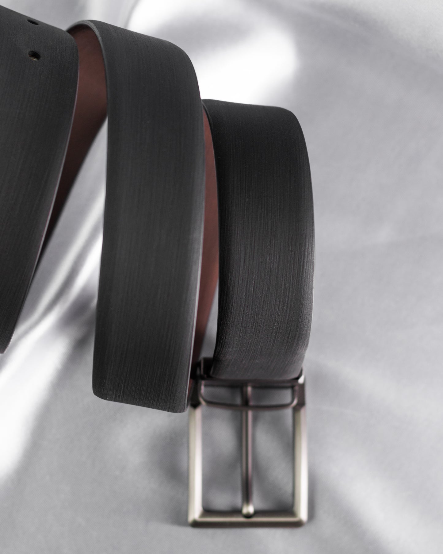 Genuine-Leather Formal Belt | Matte