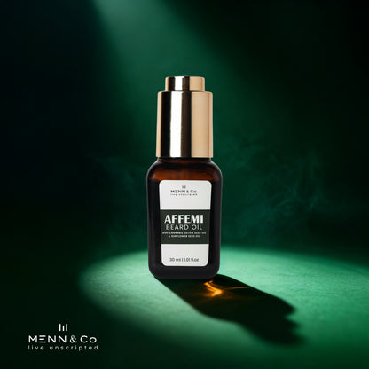 AFEEMI Beard Oil for Men – Beard Growth, Softening & Nourishing with Cannabis Sativa & Sunflower Seed Oil