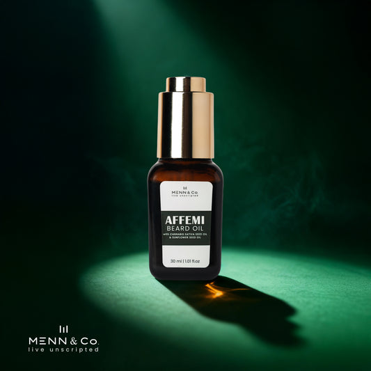 AFEEMI Beard Oil for Men – Beard Growth, Softening & Nourishing with Cannabis Sativa & Sunflower Seed Oil