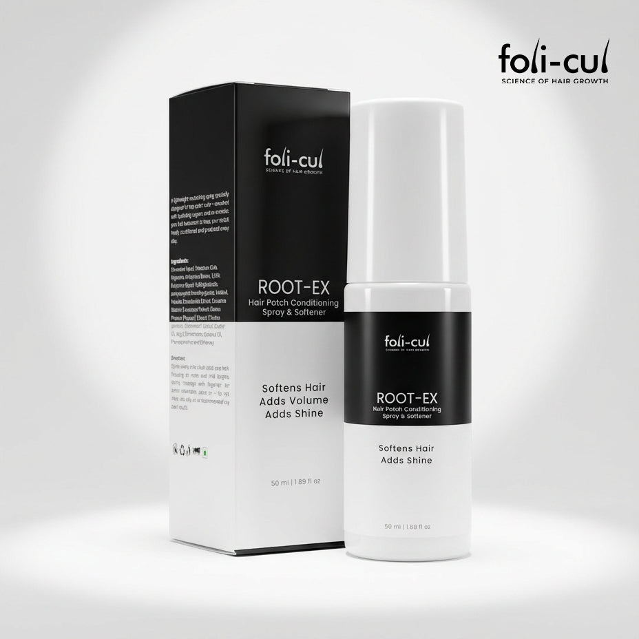 Foli-Cul ROOT-EX Hair Patch Conditioning Spray & Softener | Patch-Safe Care by MENN & CO