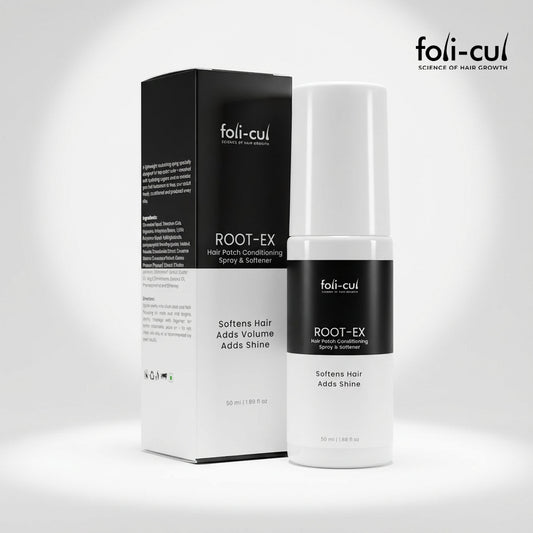 Foli-Cul ROOT-EX Hair Patch Conditioning Spray & Softener | Patch-Safe Care by MENN & CO