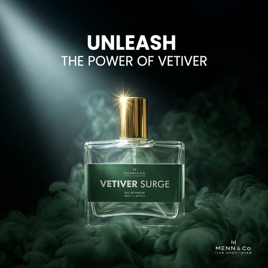Vetiver Surge Eau De Parfum for Men | Fresh Vetiver Perfume