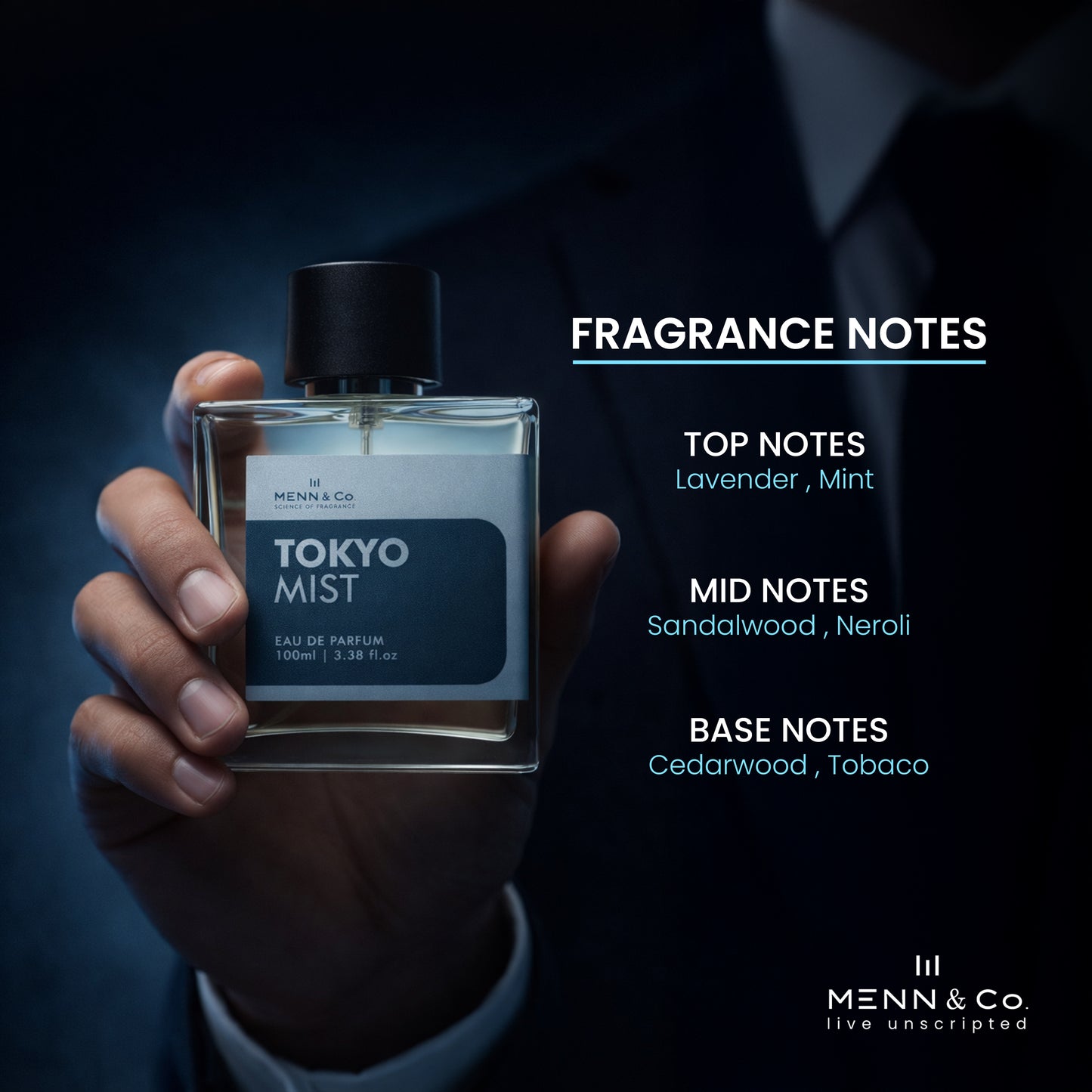 Tokyo Mist Eau De Parfum | Long Lasting Luxury Perfume for Men
