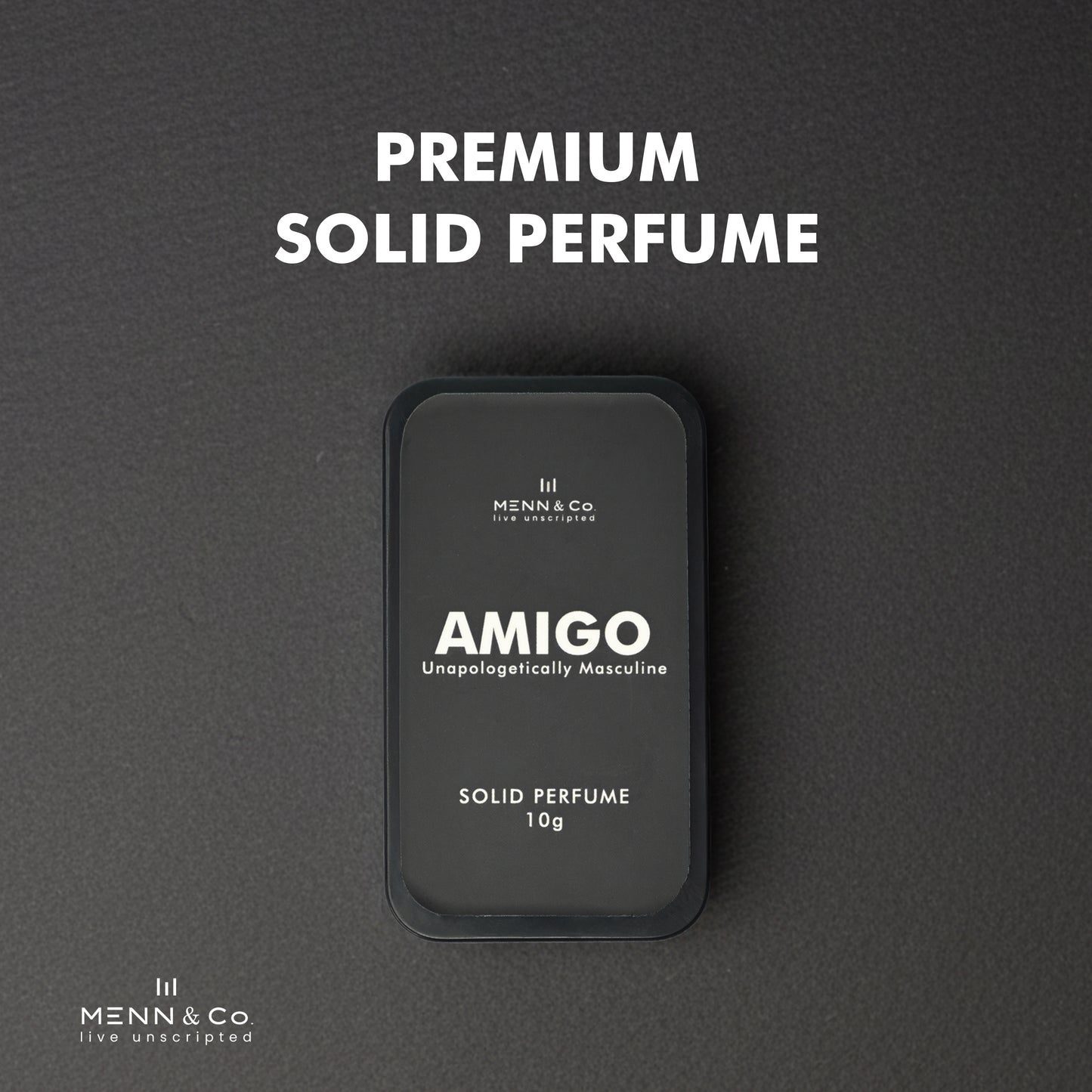 AMIGO Solid Perfume for Men | Long-Lasting Pocket Fragrance