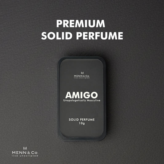 AMIGO Solid Perfume for Men | Long-Lasting Pocket Fragrance