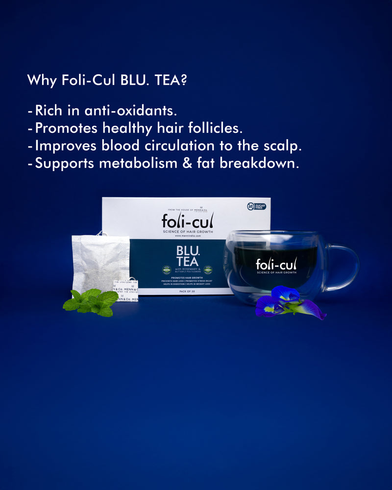 Foli-Cul BLU.TEA – Hair Growth, Weight Loss, and DHT Blocker