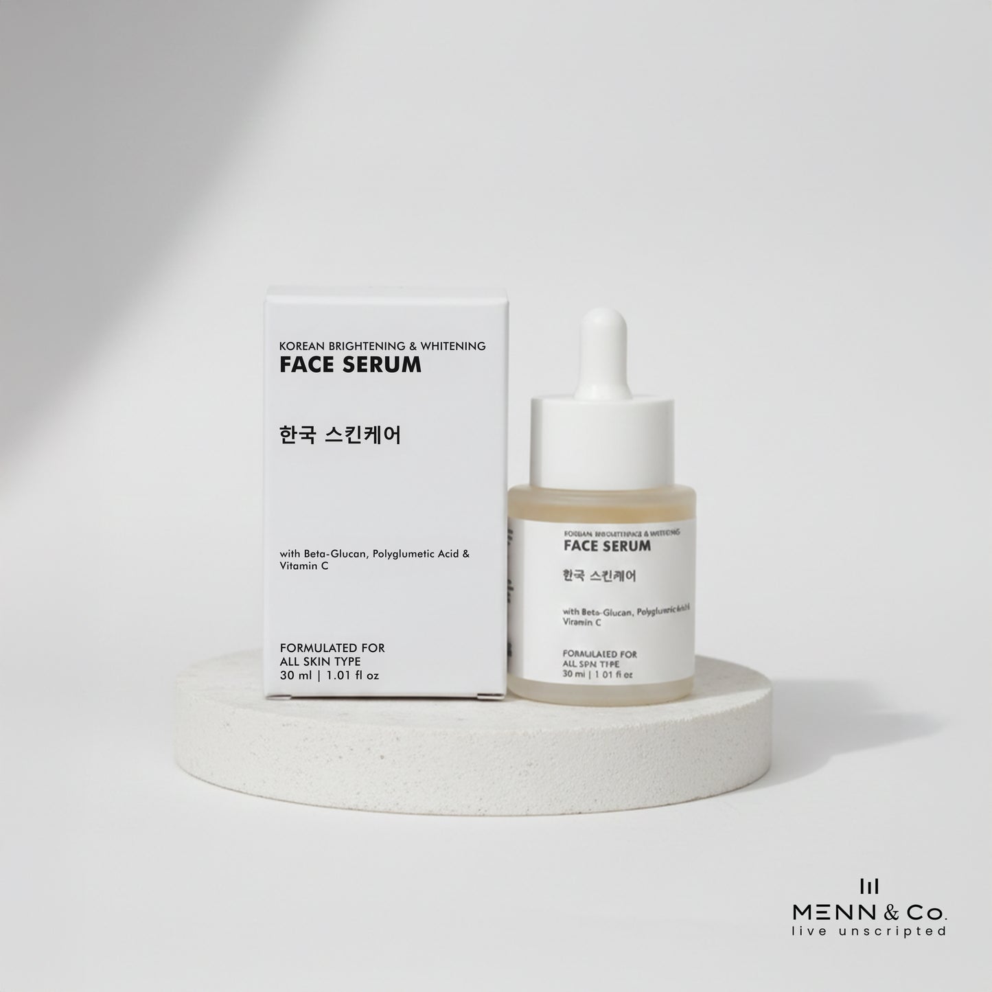 Korean Brightening & Whitening Face Serum | Hydrating Vitamin C Serum