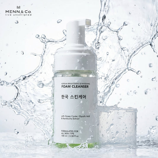 Korean Brightening & Whitening Foam Cleanser for Men