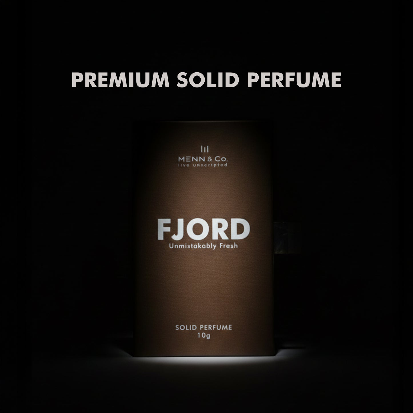 FJORD Solid Perfume for Men (10g) | Fresh Alcohol-Free Pocket Fragrance