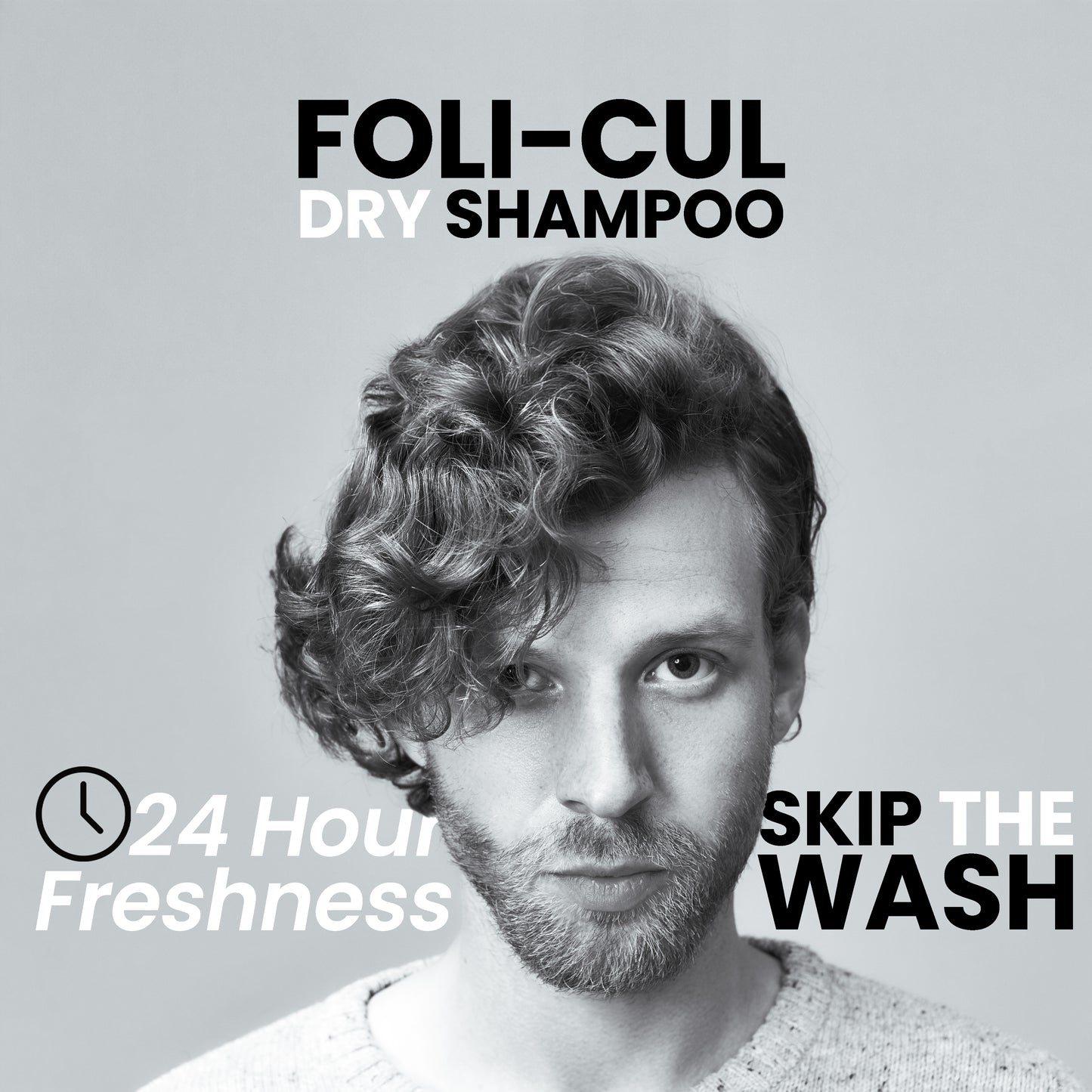 Foli-Cul Natural Dry Shampoo – Instant Oil Control, Volume Boost & Fresh Hair (Benzene-Free)