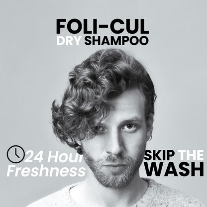 Foli-Cul Natural Dry Shampoo – Instant Oil Control, Volume Boost & Fresh Hair (Benzene-Free)