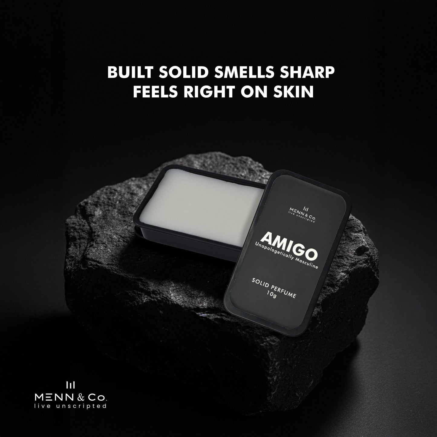 AMIGO Solid Perfume for Men | Long-Lasting Pocket Fragrance