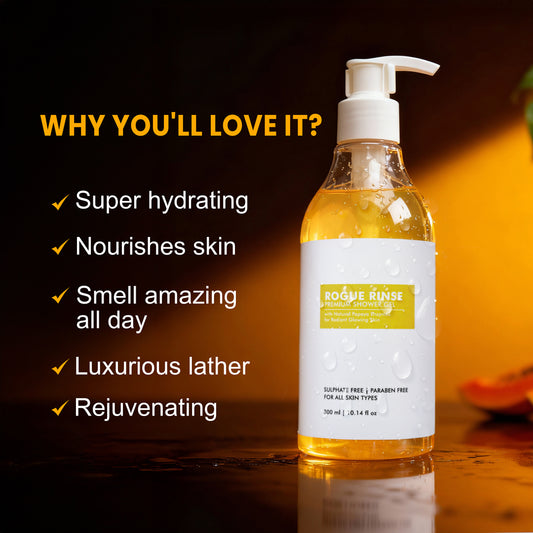 Rogue Rinse – Papaya Enzyme Shower Gel for Men | Radiant & Glowing Skin