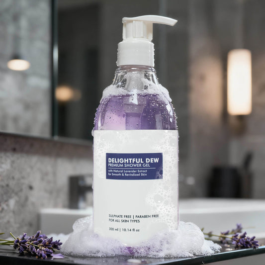 Delightful Dew – Lavender Shower Gel for Men | Soothing & Hydrating Body Wash