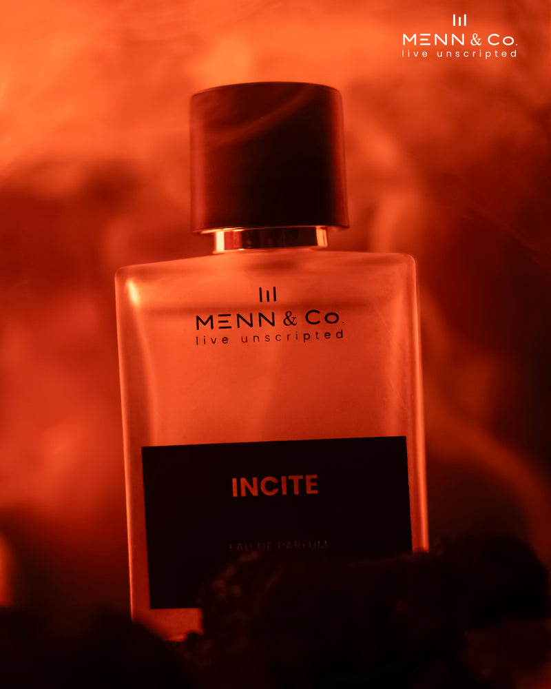 Incite | Luxe Perfume for Men – Fresh, Aquatic & Musky Scent with Cucumber, Basil & Suede