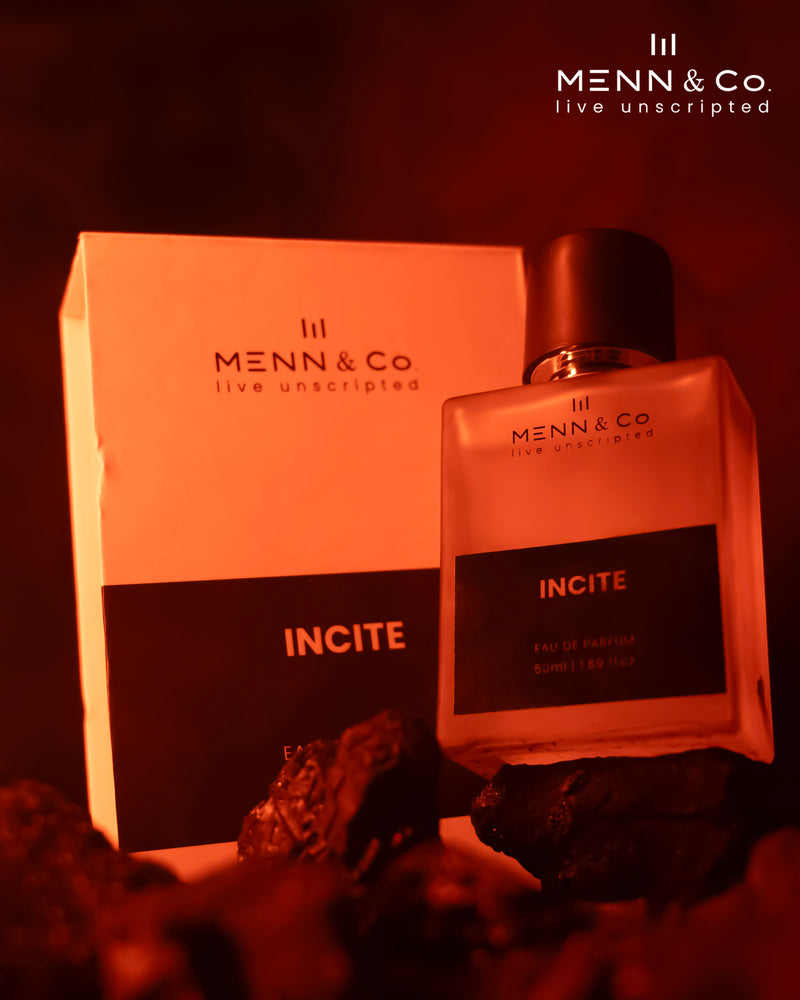 Incite | Luxe Perfume for Men – Fresh, Aquatic & Musky Scent with Cucumber, Basil & Suede