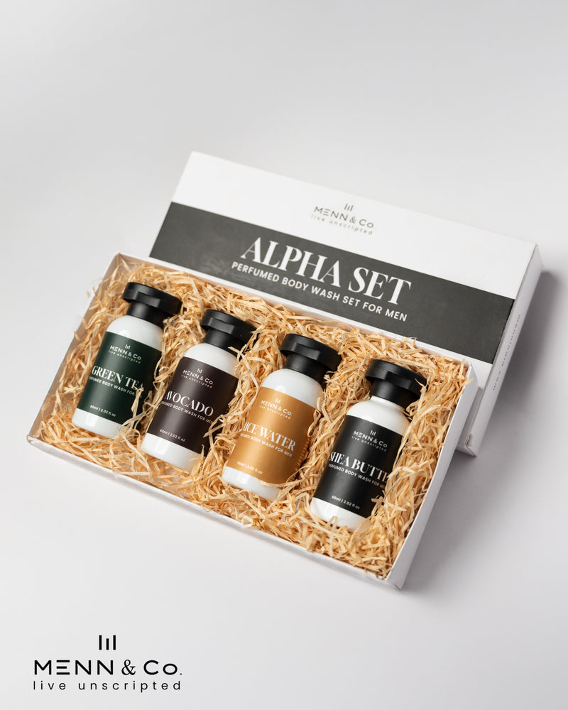 Alpha Set Perfumed Body Wash Combo – Green Tea, Avocado, Rice Water & Shea Butter