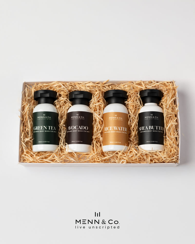 Alpha Set Perfumed Body Wash Combo – Green Tea, Avocado, Rice Water & Shea Butter