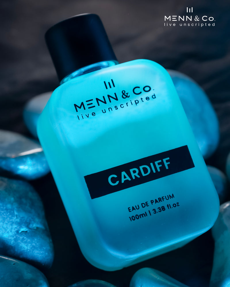 Cardiff | Luxe Perfume for Men – Bold, Spicy & Woody Scent with Blood Mandarin, Cinnamon & Amber