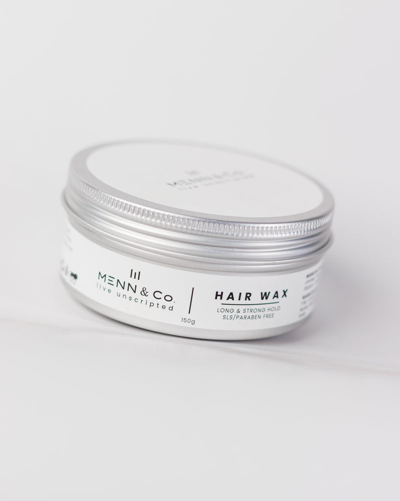 Men’s Hair Wax – Strong Hold, Matte Finish & Easy Rinse | SLS & Paraben Free Styling Wax for Long-Lasting Control