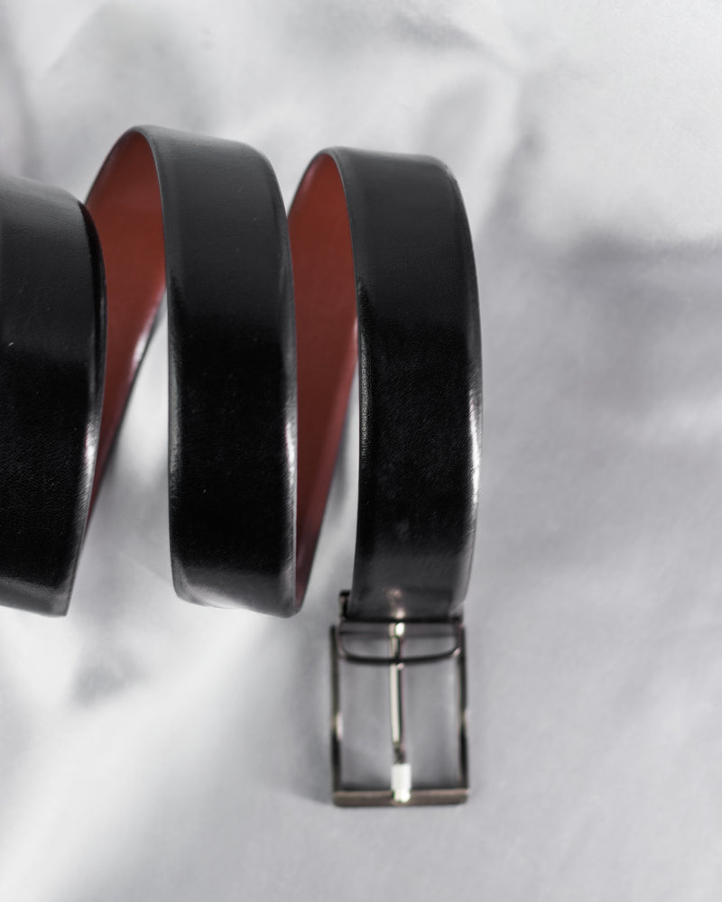 Genuine Leather Formal Belt for Men – Adjustable, Durable & Classic Design for Office & Occasion Wear | Premium Finish | Shiny