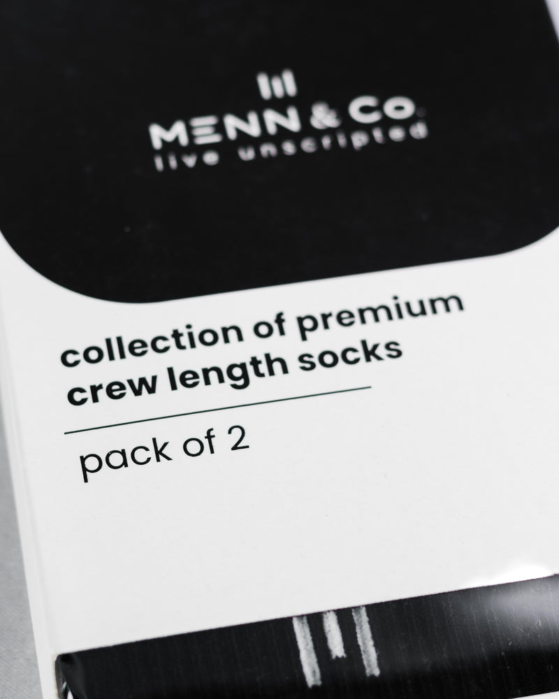 Men’s Crew Length Cotton Socks – Soft, Breathable & Everyday Comfort