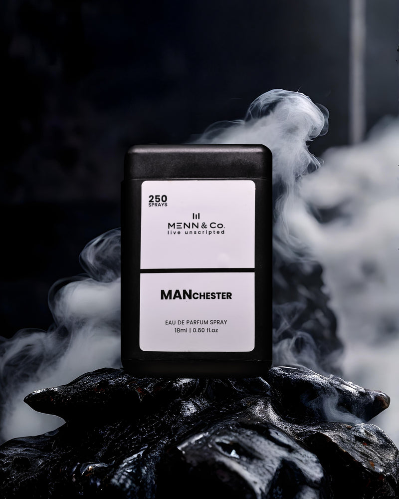 Manchester Pocket Perfume for Men – Fresh, Herbal & Woody Scent with Lavender, Juniper & Oak Moss