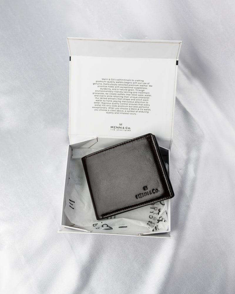 Genuine Leather Wallet for Men – Slim, Stylish & Durable with Multiple Card Slots | Premium Everyday Accessory | W01