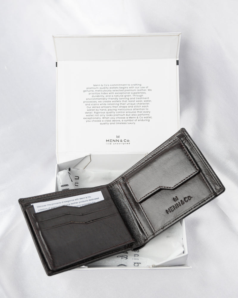 Genuine Leather Wallet for Men – Slim, Stylish & Durable with Multiple Card Slots | Premium Everyday Accessory | W01