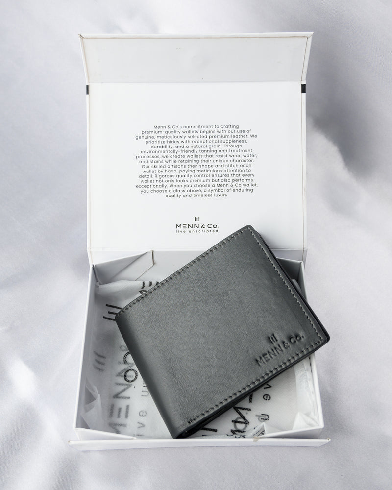 Genuine Leather Wallet for Men – Slim, Stylish & Durable with Multiple Card Slots | Premium Everyday Accessory | W01