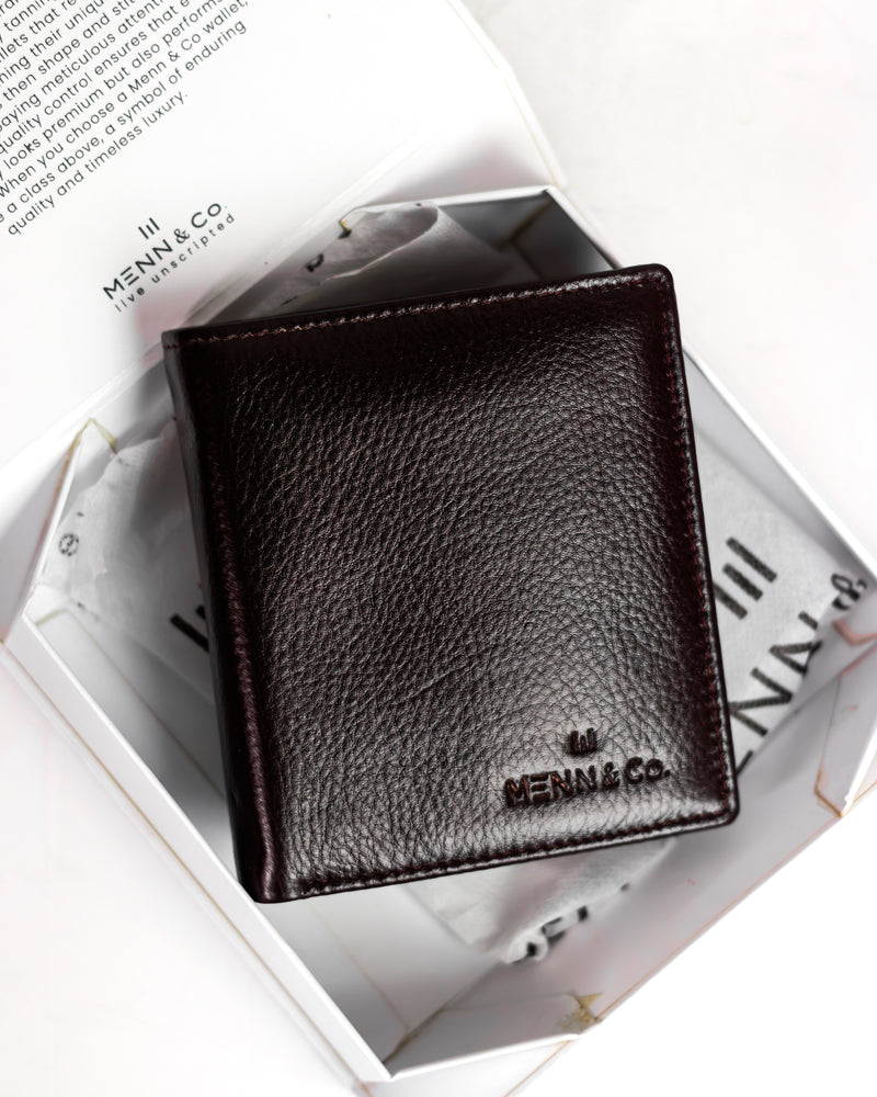 Genuine Leather Wallet for Men – Slim, Stylish & Durable with Multiple Card Slots | Premium Everyday Accessory | W02