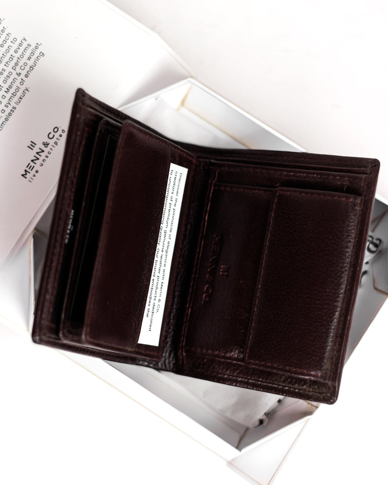 Genuine Leather Wallet for Men – Slim, Stylish & Durable with Multiple Card Slots | Premium Everyday Accessory | W02
