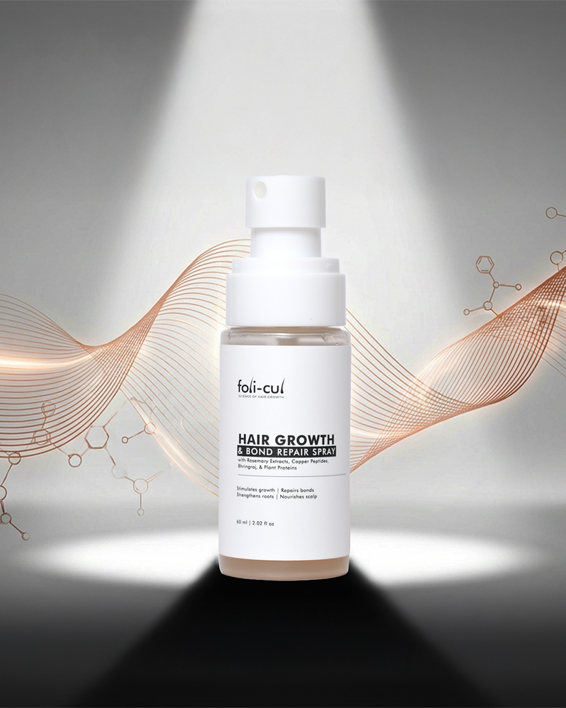 Foli-Cul Hair Growth & Bond Repair Spray for Men | Stronger, Thicker Hair
